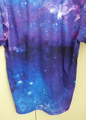 m Beden Galaxy T-shirt renkli tişört
