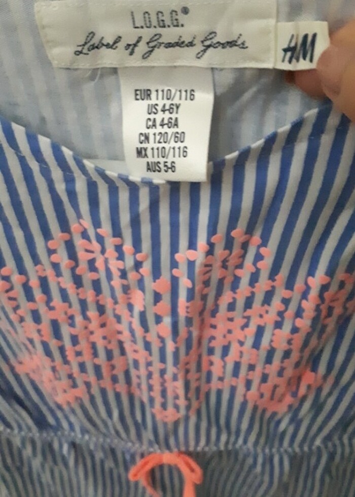 HM 7 8 yaş bluz - Görsel 3