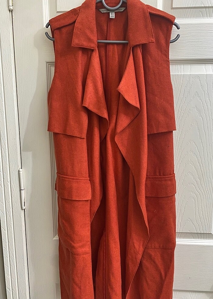 Zara Uzun Yelek - Görsel 4