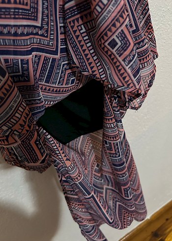 Bohem Çok Renkli Desenli Uzun Etek - Görsel 4