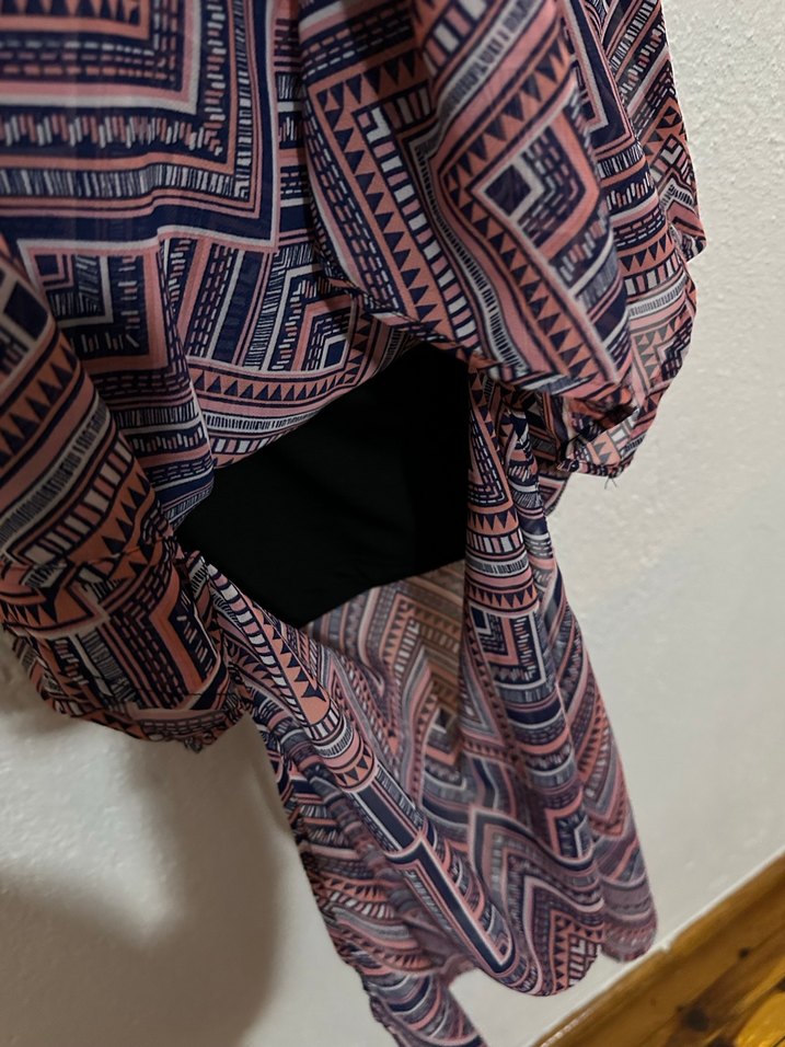 Bohem Çok Renkli Desenli Uzun Etek - Görsel 4