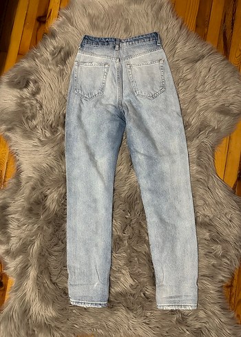 Robin Taşlı Yırtık Detaylı Mavi Gri Jean - Görsel 5