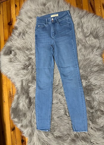 Oxxo Kadın Mavi Denim Pantolon / Jean - Görsel 5