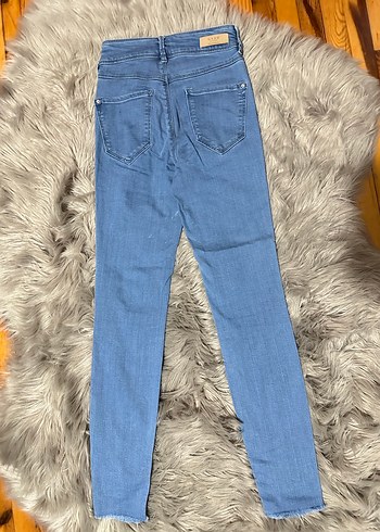 Oxxo Kadın Mavi Denim Pantolon / Jean - Görsel 6