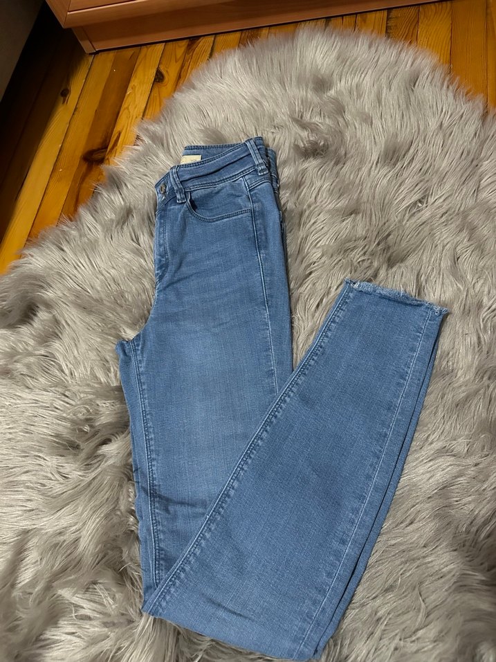 Oxxo Kadın Mavi Denim Pantolon / Jean - Görsel 2