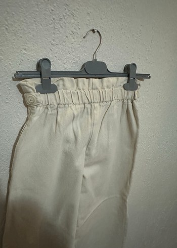 Krem Culotte Kalın Pantolon - Görsel 4