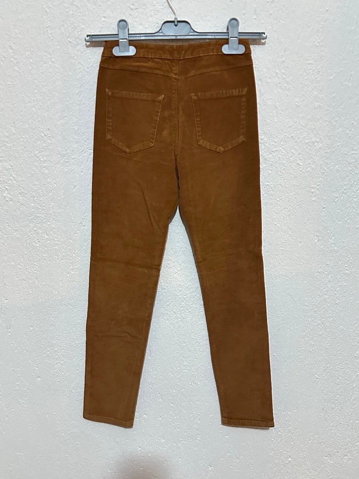 Kahverengi Süet Pantolon - Görsel 2