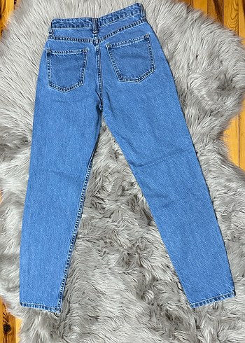 Bershka Mavi Mom Vintage Jean - Görsel 2