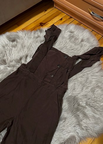 Zara Kahverengi Kadın Uzun Tulum - Görsel 2