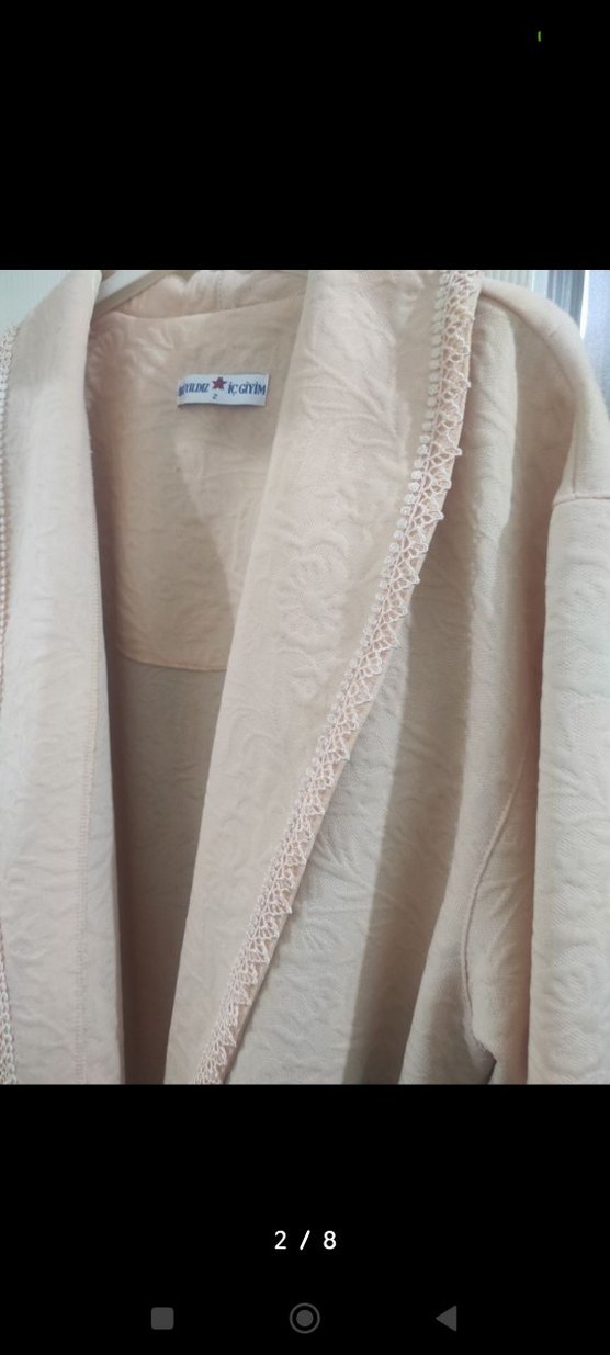 Bej sabahlık - Görsel 2