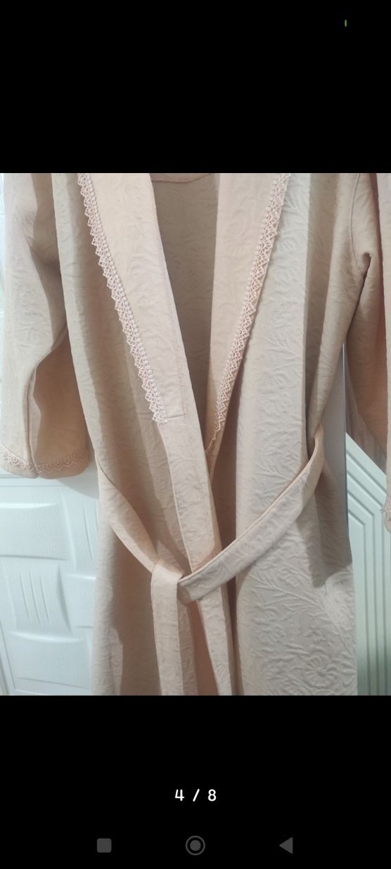 Bej sabahlık - Görsel 4