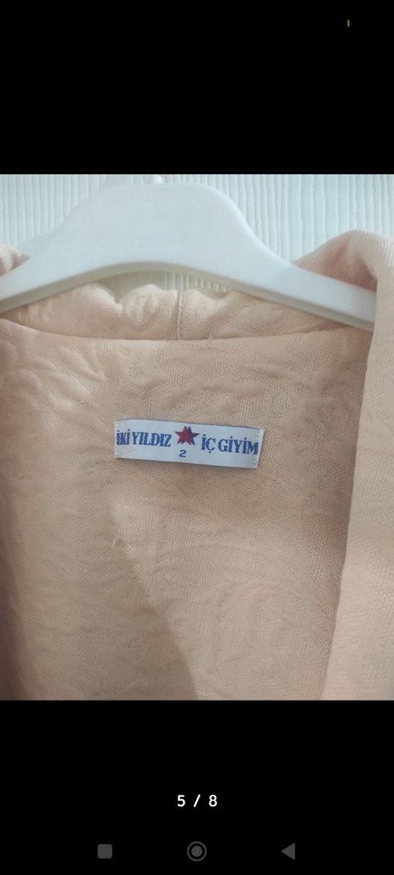 Bej sabahlık - Görsel 5