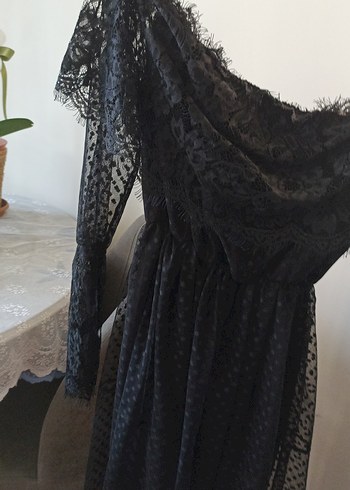 Siyah Uzun Gotik Elbise