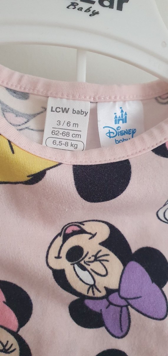 Pembe Uzun Kollu Desenli Bebek Kıyafet Seti - Görsel 5