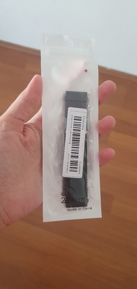 Erkek Mavi Örgü Saat Kordonu - Görsel 5