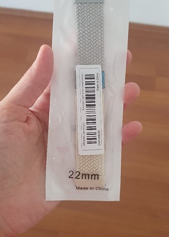 Beyaz Örgü Saat Kayışı - Görsel 3