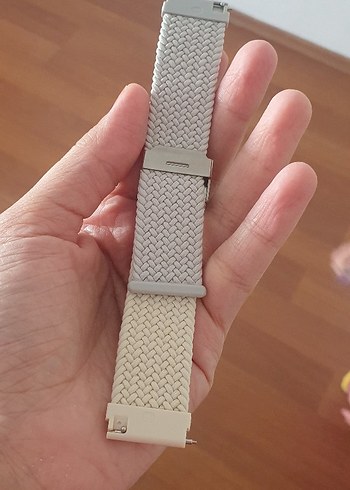 Beyaz Örgü Saat Kayışı - Görsel 2