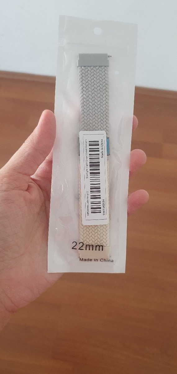 Beyaz Örgü Saat Kayışı - Görsel 3