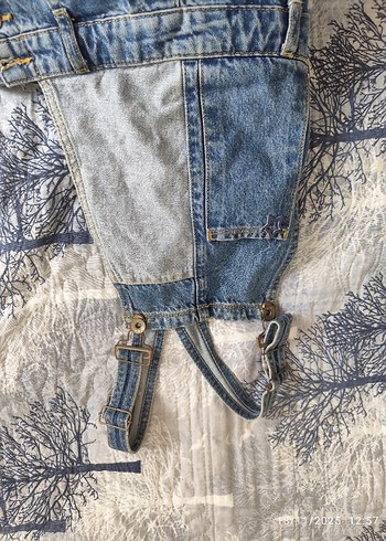 çocuk Mavi Kot Tulum - Görsel 4