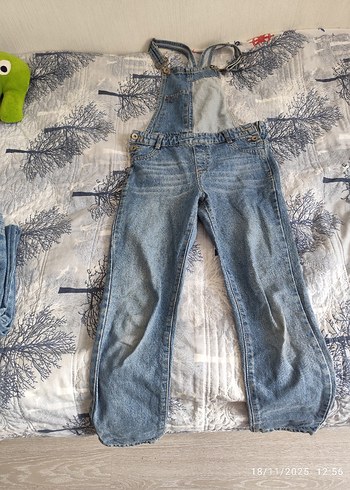 çocuk Mavi Kot Tulum - Görsel 2