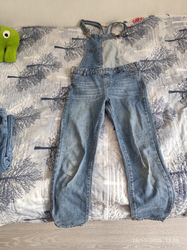 çocuk Mavi Kot Tulum - Görsel 2