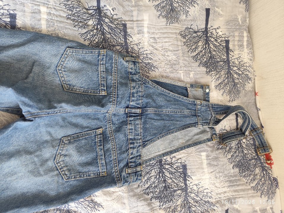 çocuk Mavi Kot Tulum - Görsel 3