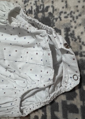 Uzun Kollu Düğmeli Bebek Body - Görsel 3