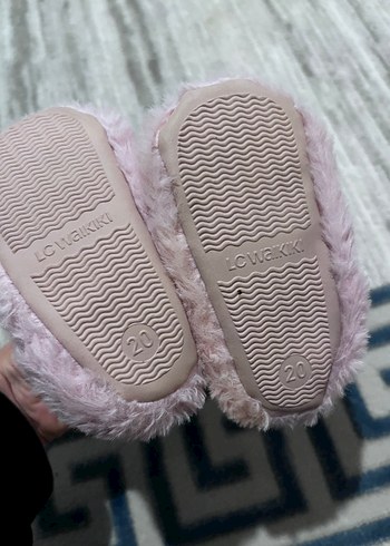 Kız Çocuk Pembe Tüylü Sıcak Terlik - Görsel 2