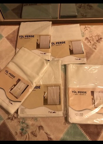 Beyaz Tül Perde 140x260 cm - Görsel 2