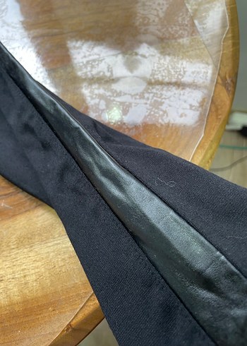 Fermuarlı Siyah tayt - Görsel 5