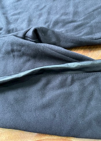 Fermuarlı Siyah tayt - Görsel 3