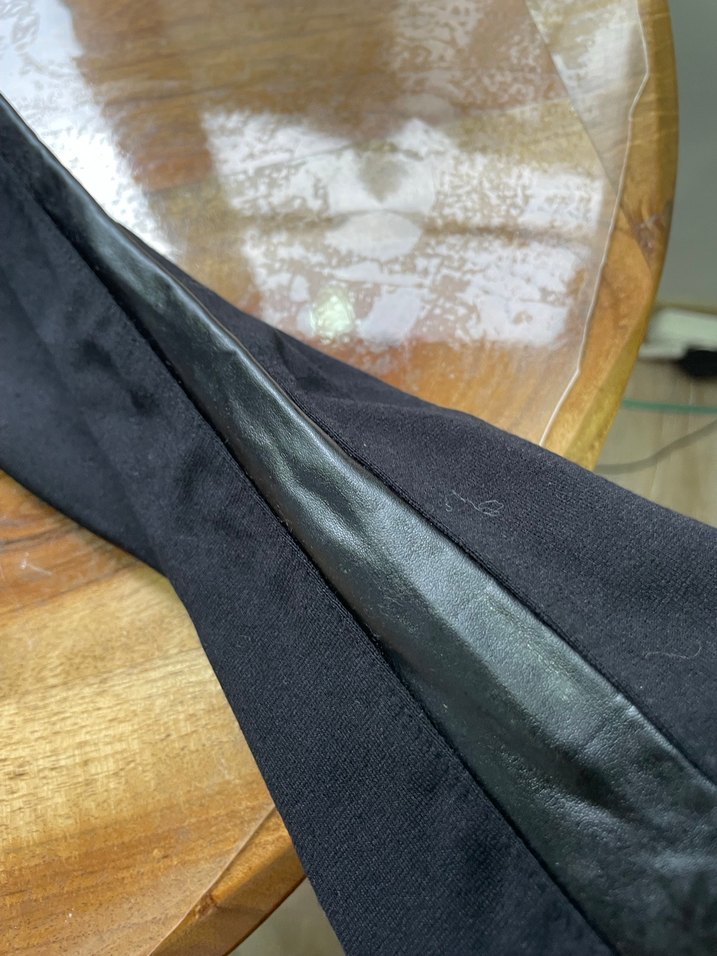 Fermuarlı Siyah tayt - Görsel 5