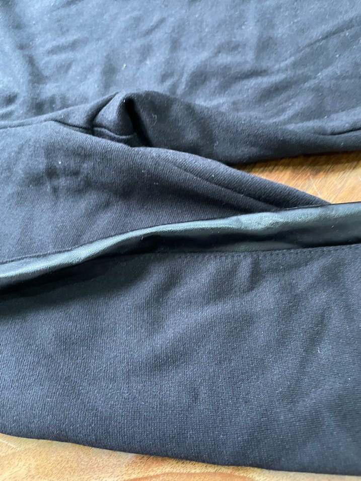 Fermuarlı Siyah tayt - Görsel 3