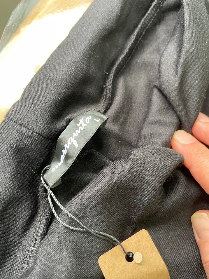 Fermuarlı Siyah tayt - Görsel 4