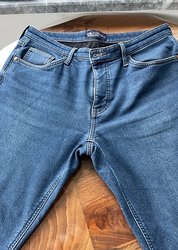 Mavi Düğmeli erkek polarlı  Kot Pantolon - Görsel 6