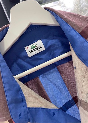 Lacoste Erkek Kahverengi Baskılı Gömlek - Görsel 7