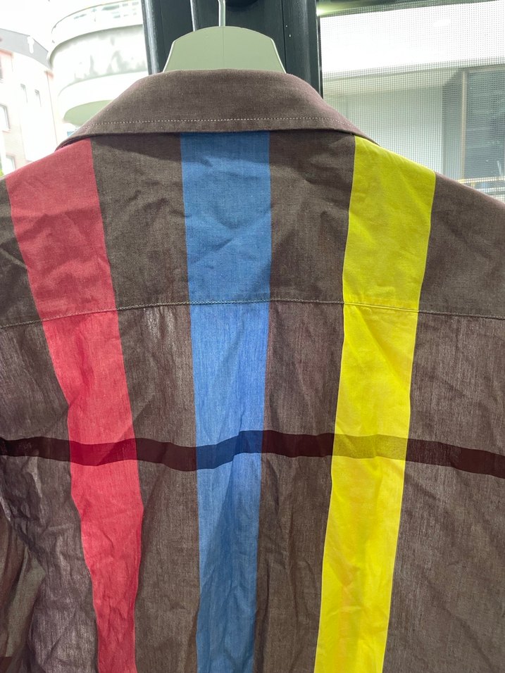 Lacoste Erkek Kahverengi Baskılı Gömlek - Görsel 2