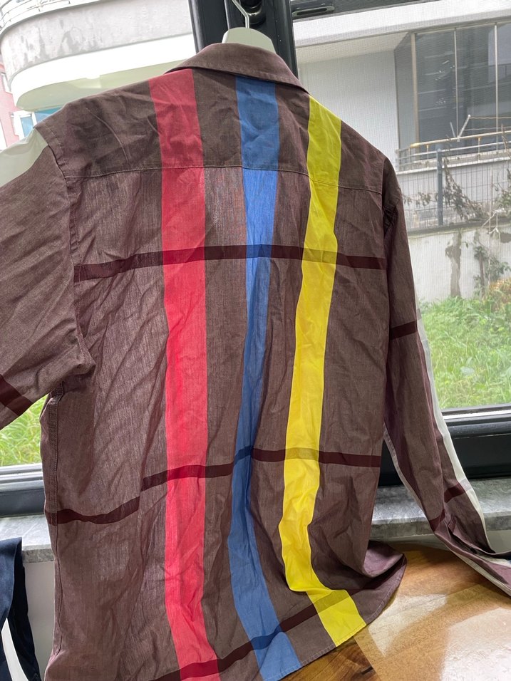 Lacoste Erkek Kahverengi Baskılı Gömlek - Görsel 3