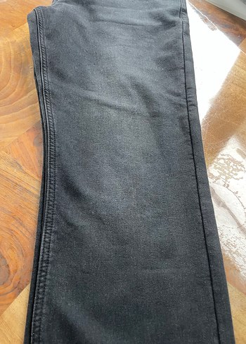 Siyah polar lı Regular Fit Kot Pantolon - Görsel 9