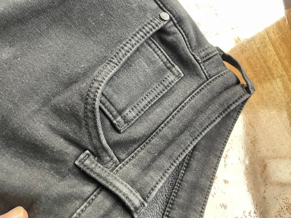 Siyah polar lı Regular Fit Kot Pantolon - Görsel 2