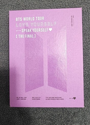 Bts speak yourself the final dvd 