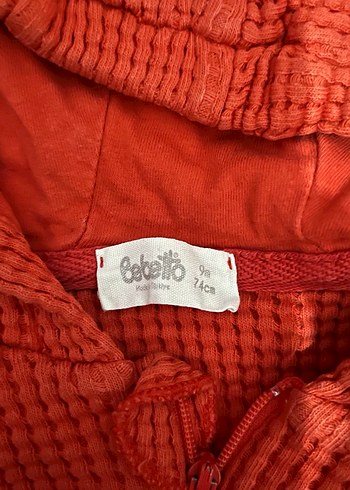 Turuncu Örgü Bebek Kız Tulumu - Görsel 2