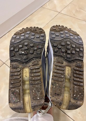 Bağcıklı Mor Gri Spor Kadın Sneaker - Görsel 5