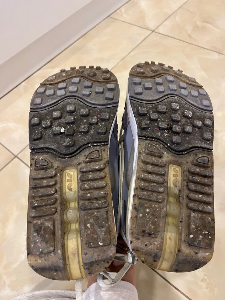 Bağcıklı Mor Gri Spor Kadın Sneaker - Görsel 5