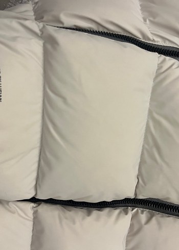 Gri Beyaz Kürklü Yüksek Yakalı erkek Yelek - Görsel 2