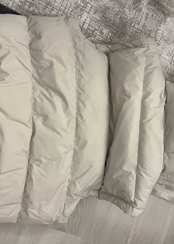 Gri Beyaz Kürklü Yüksek Yakalı erkek Yelek - Görsel 3