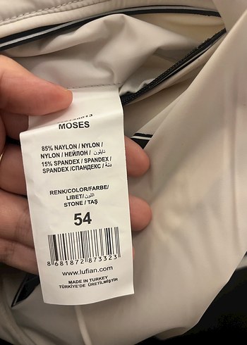 Gri Beyaz Kürklü Yüksek Yakalı erkek Yelek - Görsel 6