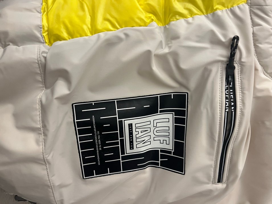 Gri Beyaz Kürklü Yüksek Yakalı erkek Yelek - Görsel 5