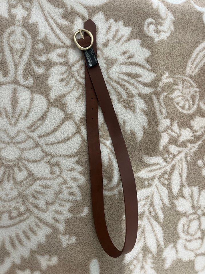 Kahverengi Deri Kadın Kemer - Görsel 2