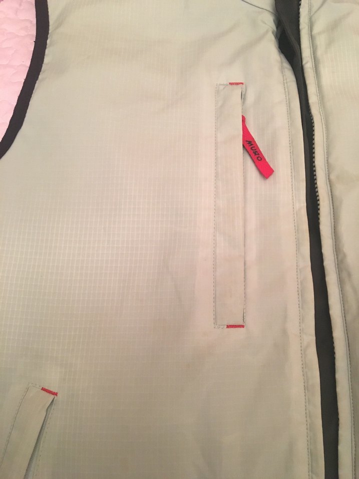 Musto Beyaz Gri Fermuarlı Ünisex Yelek - Görsel 3